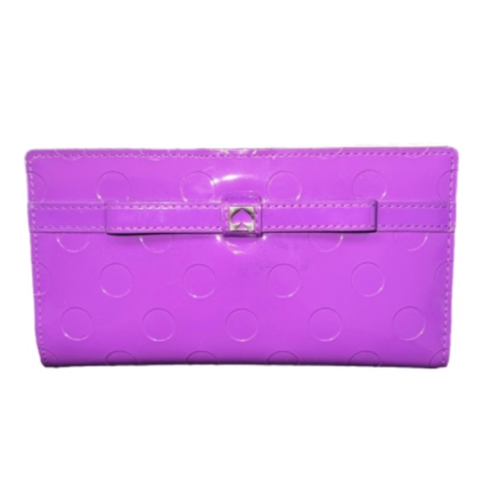 Kate Spade Camellia Street Stacy Continental Wallet Baja Rose Purple